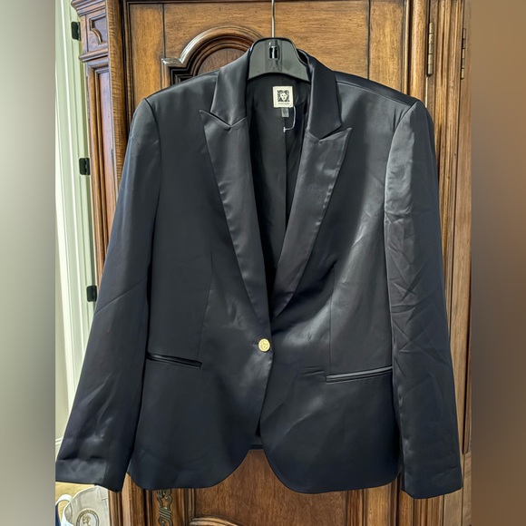 Anne Klein Black Blazer Size L - Picture 1 of 2
